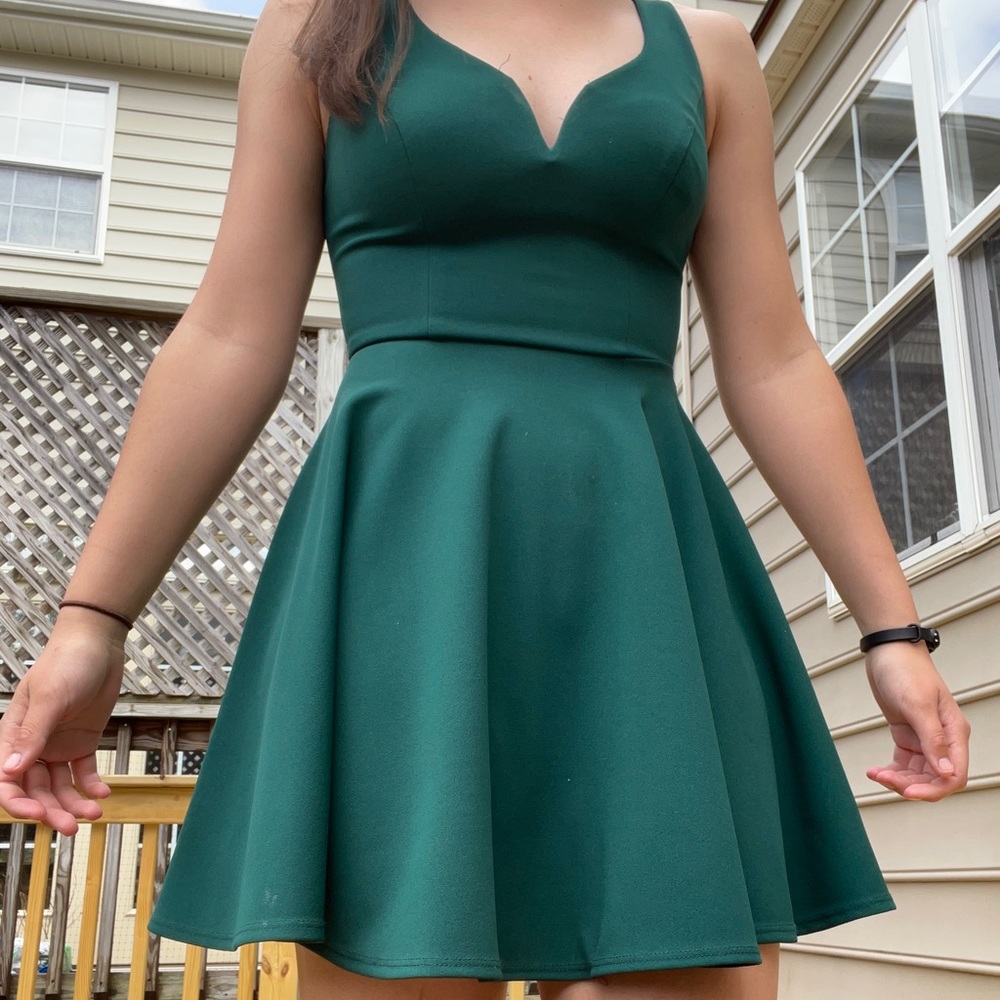 B. Darling Emerald Mini Dress